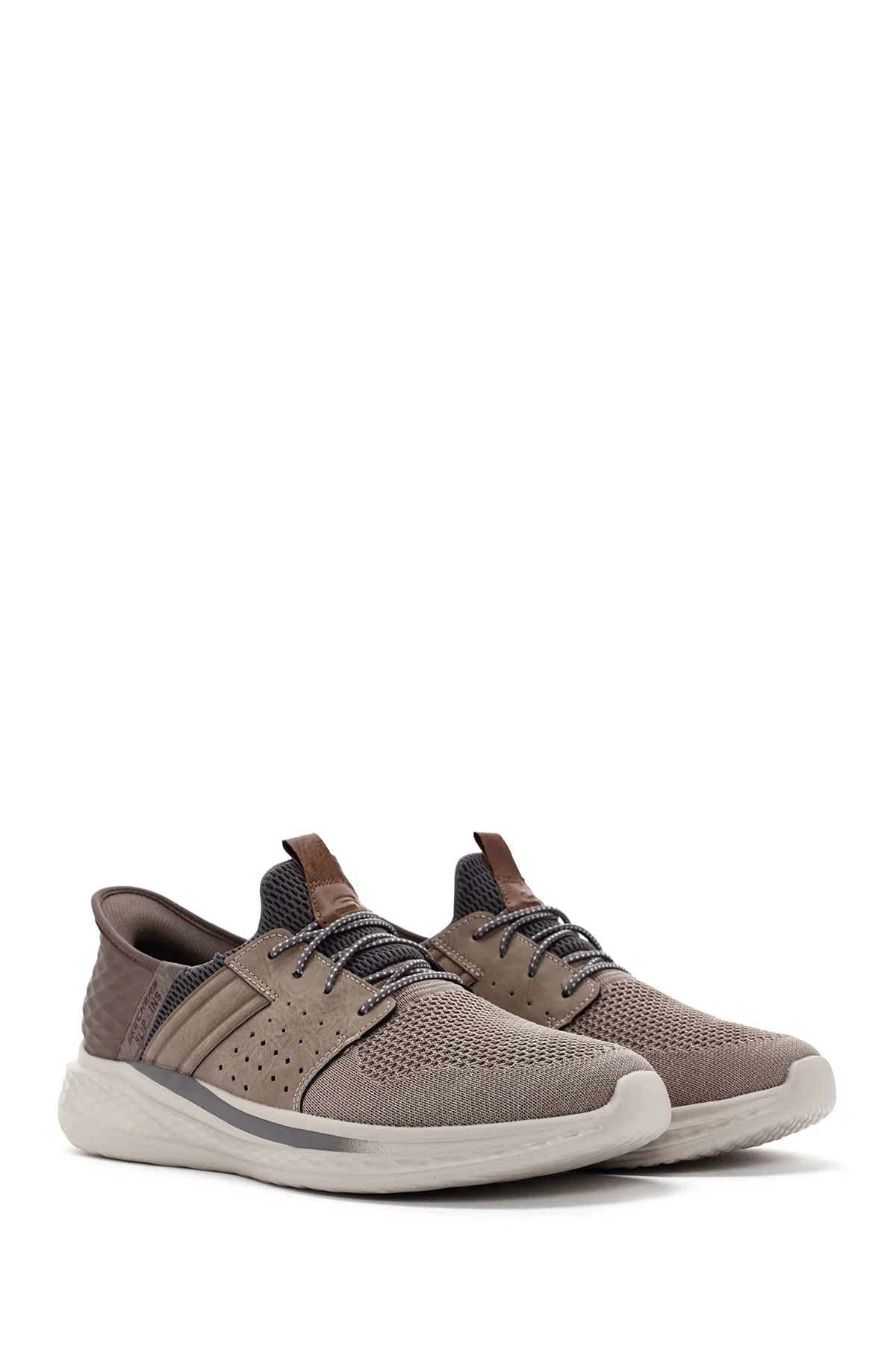 Skechers Erkek Bej Slade - Ocon Bağcıklı Spor Sneaker - Image 3
