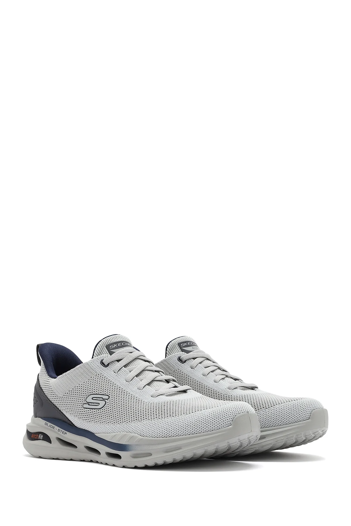 Skechers Erkek Gri Arch Fit Orvan - Kincade Bağcıklı Kalın Tabanlı Sneaker - Image 3
