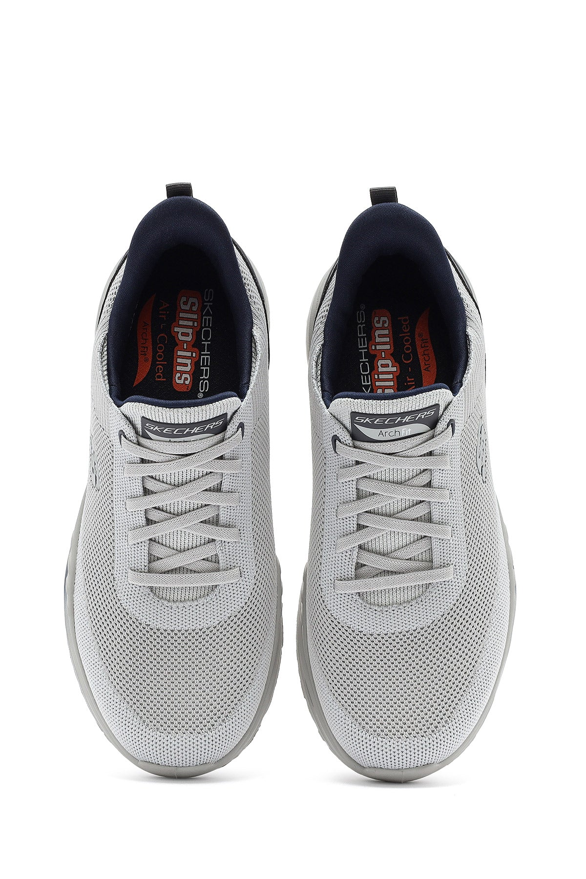 Skechers Erkek Gri Arch Fit Orvan - Kincade Bağcıklı Kalın Tabanlı Sneaker - Image 7