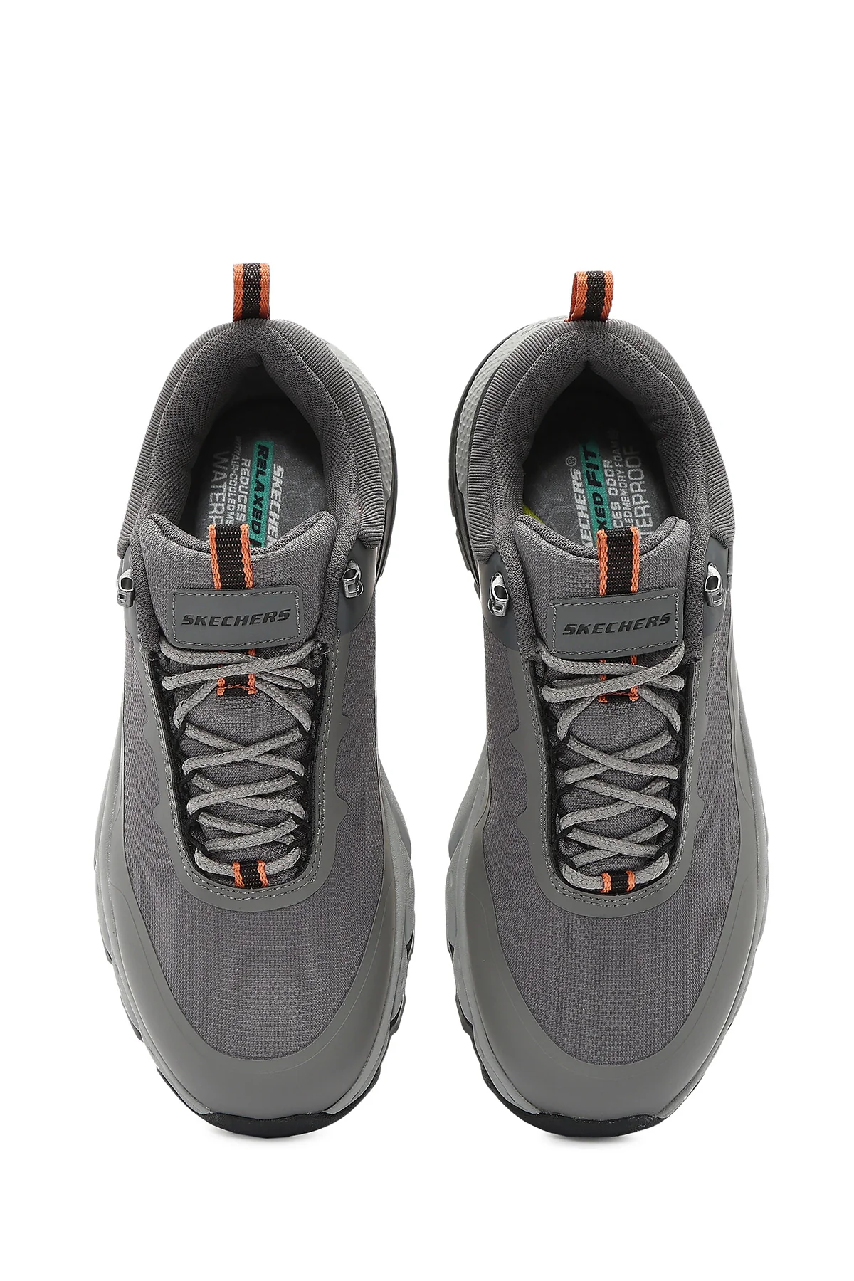 Skechers Erkek Gri Bağcıklı Kumaş Sneaker - Image 7