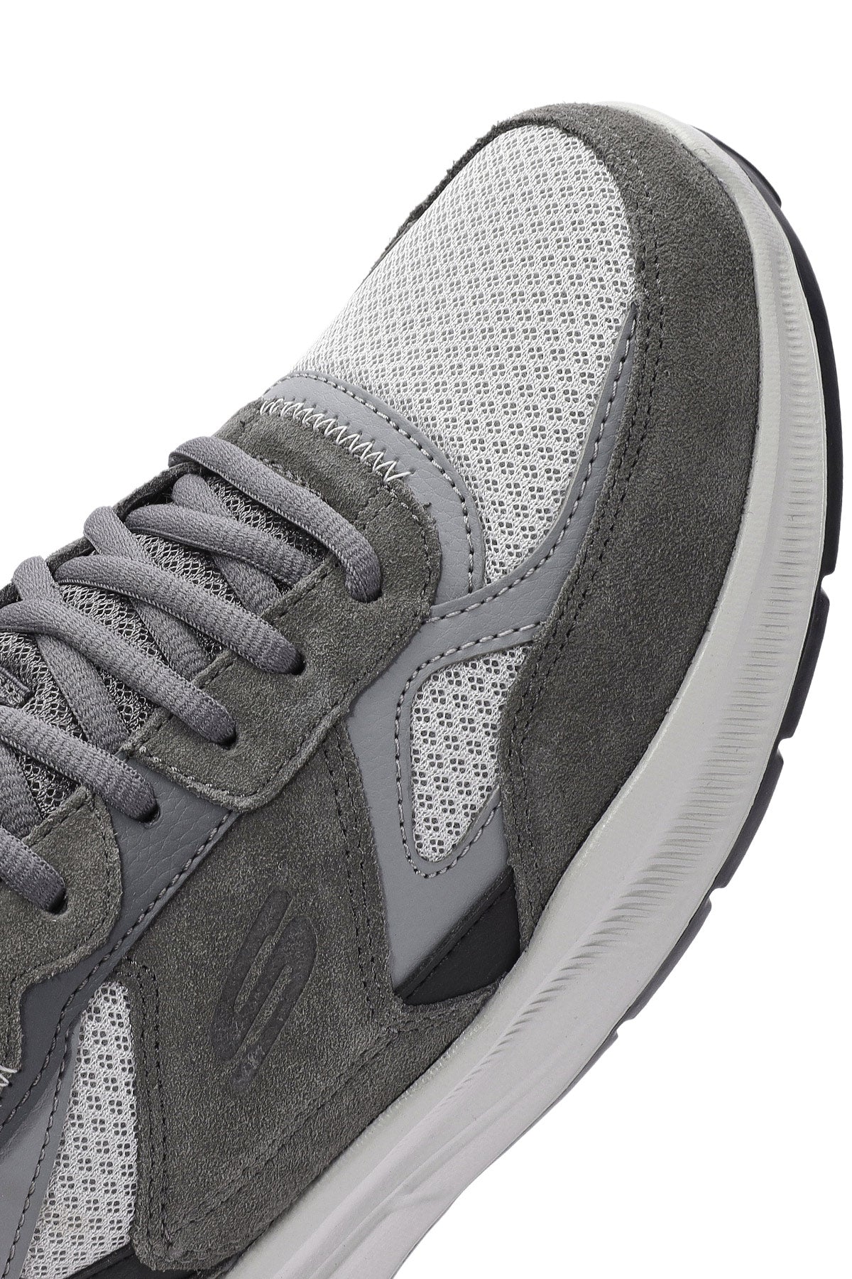 Skechers Erkek Gri Equalizer Bağcıklı Kalın Tabanlı Sneaker - Image 9