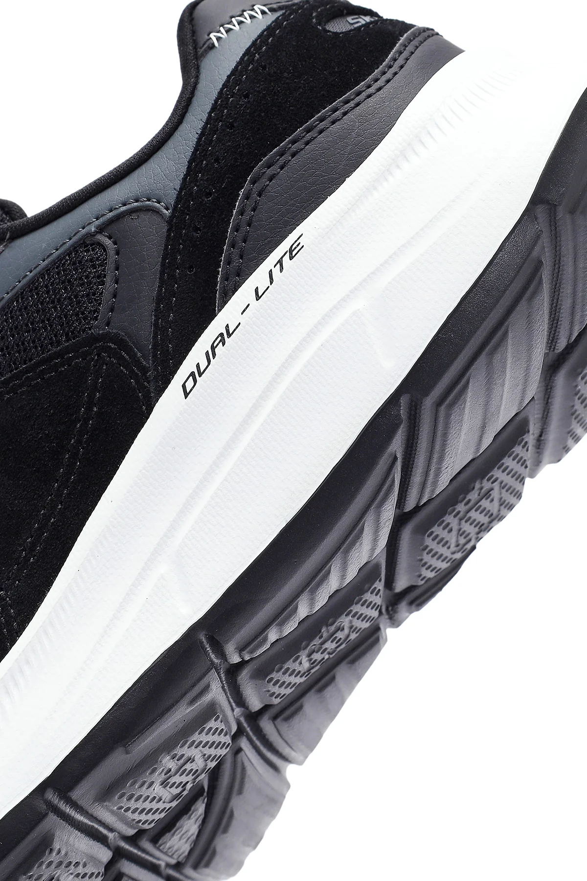 Skechers Erkek Siyah Equalizer Bağcıklı Kalın Tabanlı Sneaker - Image 8