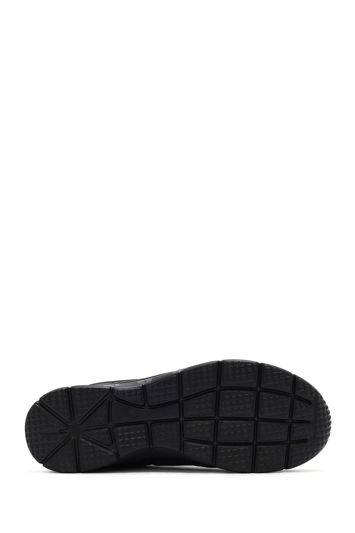 Skechers Kadın Siyah Fashion Fit Bağcıklı Kalın Tabanlı Kumaş Sneaker - Image 4