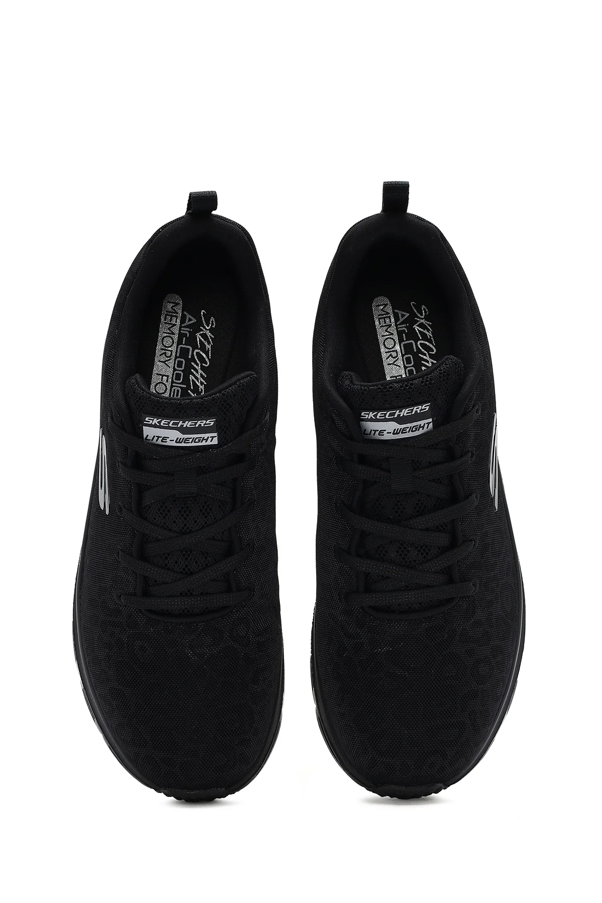 Skechers Kadın Siyah Fashion Fit Bağcıklı Kalın Tabanlı Kumaş Sneaker - Image 7